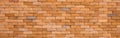 Orange grunge brick wall texture background. Royalty Free Stock Photo