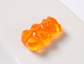 Orange Gummy bear Royalty Free Stock Photo