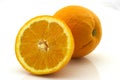 Orange and a half Royalty Free Stock Photo