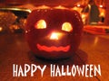 Orange Halloween Lighted Pumpkin