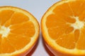 Orange Halves Royalty Free Stock Photo