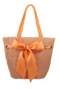 Orange handbag Royalty Free Stock Photo