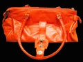 Orange Handbag Royalty Free Stock Photo