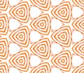 Orange handdrawn seamless pattern. Hand drawn wate