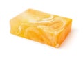 Orange handmade soap bar