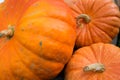 Orange Harvest Pumpkins Royalty Free Stock Photo