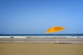 Orange hat beach Royalty Free Stock Photo