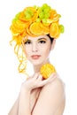 Orange headwear Royalty Free Stock Photo