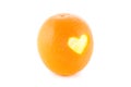 Orange heart