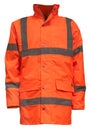 Isolated Orange Hi-Vis Jacket Royalty Free Stock Photo