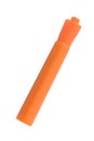 Orange highlighter isolated on pure white