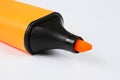 Orange highlighter pen.