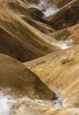 Orange Hills with steam Kerlingarfjoll Iceland