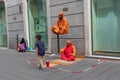 The Fakir in the streets of Naples