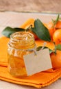 Orange homemade jam marmelade