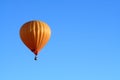 Orange hot air balloon Royalty Free Stock Photo