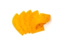 Orange Hot Cheese with Chili Pepper and Paprika Royalty Free Stock Photo