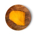 Orange Hot Cheese with Chili Pepper and Paprika Royalty Free Stock Photo