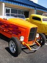Orange Hotrod Car Royalty Free Stock Photo