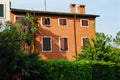 Orange house Italian home Mediterranean living
