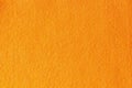 Orange hue color felt textile fabric texture background Royalty Free Stock Photo