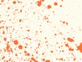 Orange Ink Blob Vector Texture Overlay Royalty Free Stock Photo
