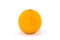 An Orange Isolated on White Royalty Free Stock Photo