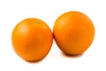 Orange isolated on white background Royalty Free Stock Photo