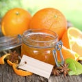 Orange jam Royalty Free Stock Photo