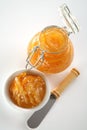 Orange jam Royalty Free Stock Photo