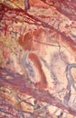 Orange jasper stone texture closeup