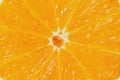 Orange juice background and textured, Closeup cross section oran