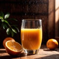 Orange juice, fresh orange citrus fruit drink