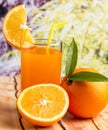 Orange Juice Healthy Represents Tropical Fruit And Food Royalty Free Stock Photo