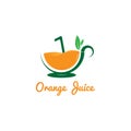 Orange Juice logo design template