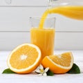 Orange juice pouring pour square oranges fruit fruits