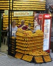 Orange juice seller in Side Royalty Free Stock Photo