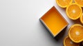 Orange Juice and Sliced Oranges Generative AI