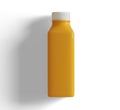 Orange juice or Smoothie Juice Bottle Illustration 3D Render