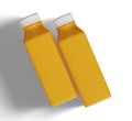 Orange juice or Smoothie Juice Bottle Illustration 3D Render