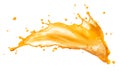 Orange juice splash Royalty Free Stock Photo