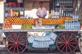 Orange juice stall in Marrakesh