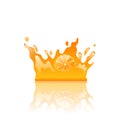 Orange Juicy Splash Crown