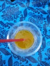 Orange juss in cup