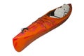 Orange kayak