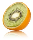 Orange-Kiwi Royalty Free Stock Photo