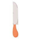 orange knife design Royalty Free Stock Photo