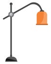 Orange lamp, icon