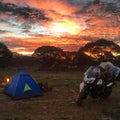 Orange landscape Sunset around Australia