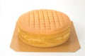 Orange layer cake just out of the oven Royalty Free Stock Photo